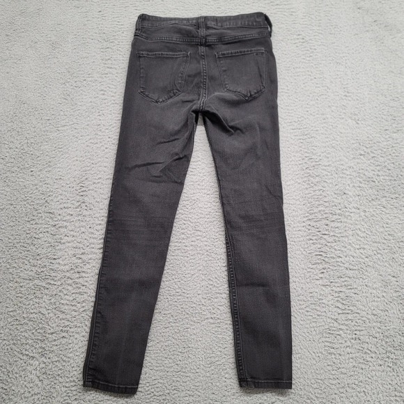 Hollister Jeans Womens 3S Juniors Black Legging High Rise Pockets City Hipster - Picture 3 of 10